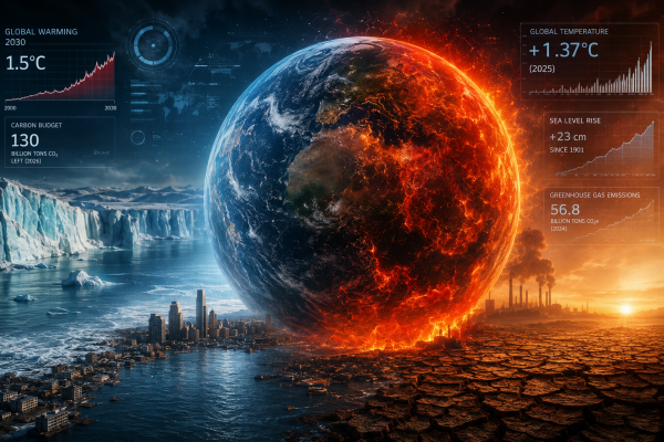 İnsan Kaynaklı Küresel Isınma 1,37°C’ye Ulaştı