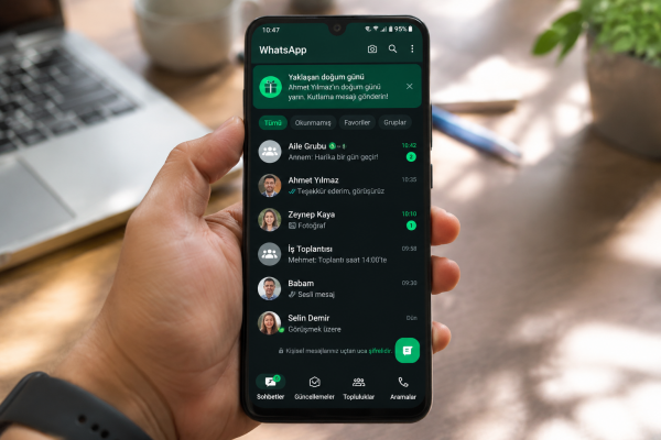 WhatsApp Doğum Günü Hatırlatma Sistemiyle Yeni Bir Döneme Hazırlanıyor WhatsApp Doğum Günü Hatırlatma Sistemiyle Yeni Bir Döneme Hazırlanıyor