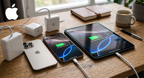 iPhone Ve iPad Hızlı Şarj Rehberi: Yanlış Adaptör Kullanımı Şarj Süresini Nasıl Etkiliyor? iPhone Ve iPad Hızlı Şarj Rehberi: Yanlış Adaptör Kullanımı Şarj Süresini Nasıl Etkiliyor?